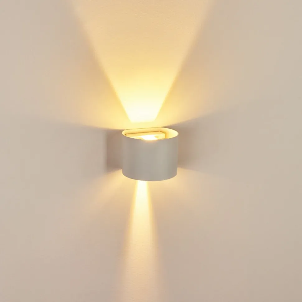Applique Murale Strandaa Led Blanc, 2 Lumieres