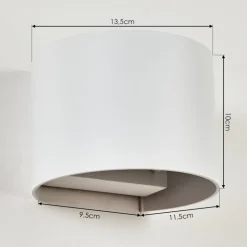 Applique Murale Strandaa Led Blanc, 2 Lumieres