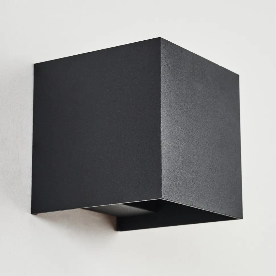 Applique Murale Strandaa Led Noir, 2 Lumieres