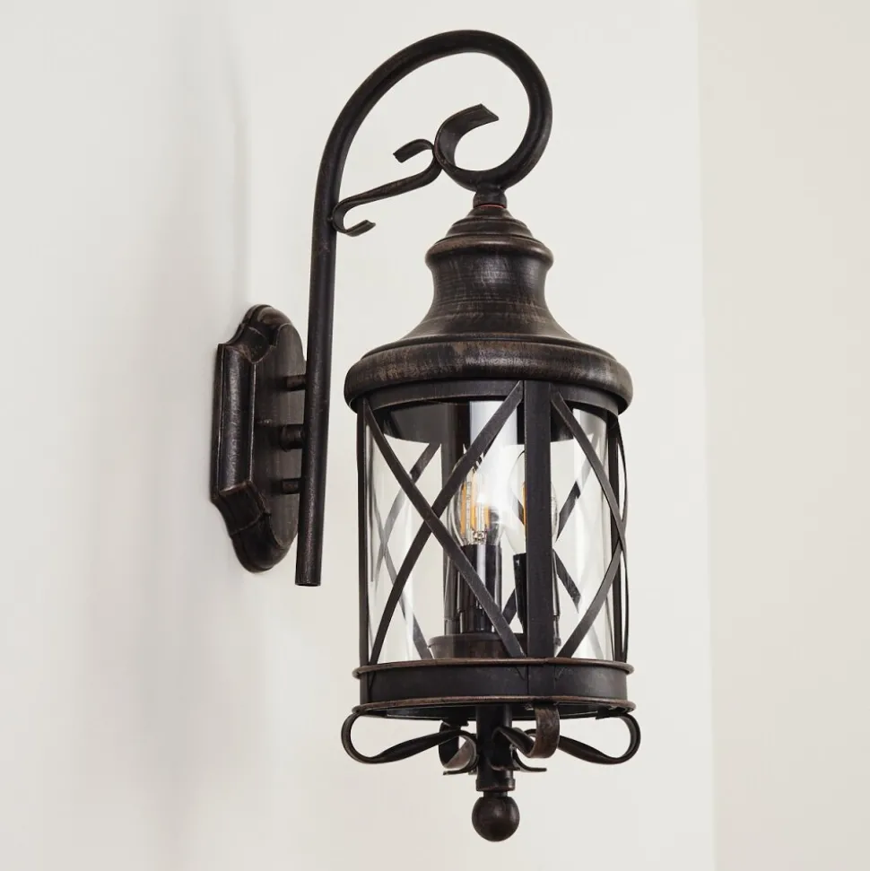 Applique Murale Zurich Brun, Couleur Bois, 3 Lumieres