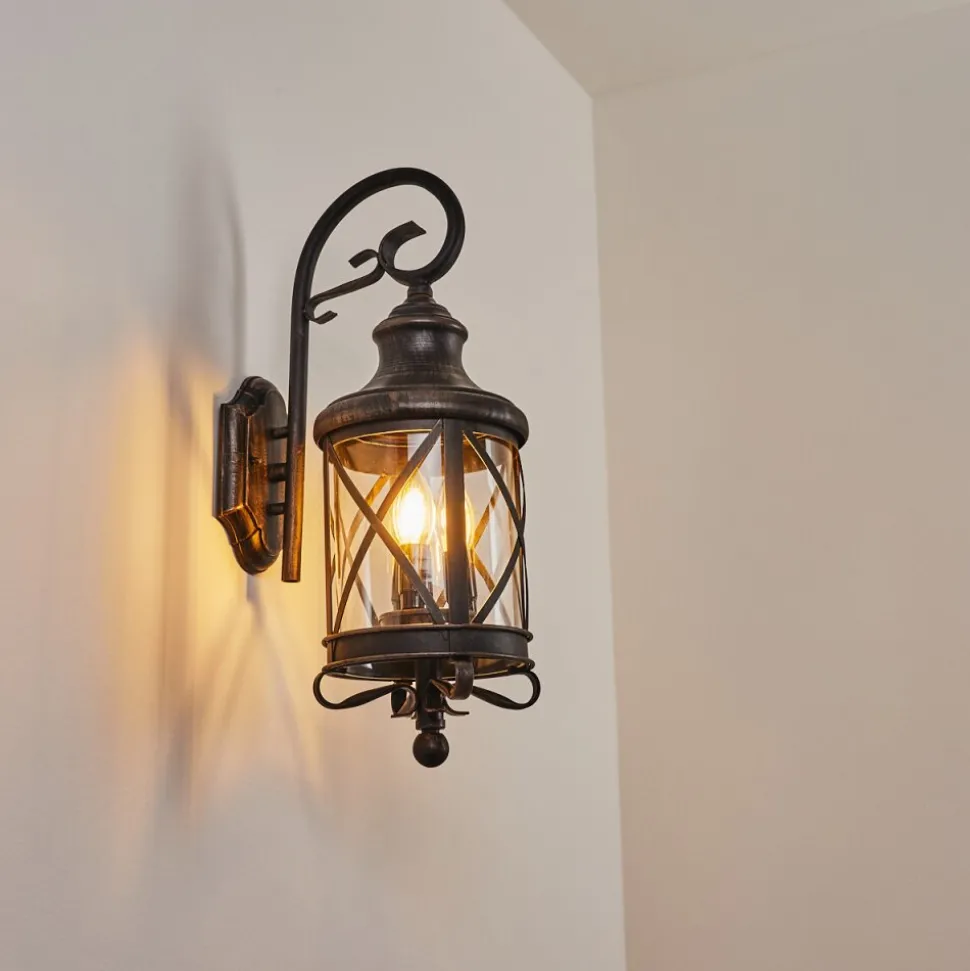 Applique Murale Zurich Brun, Couleur Bois, 3 Lumieres