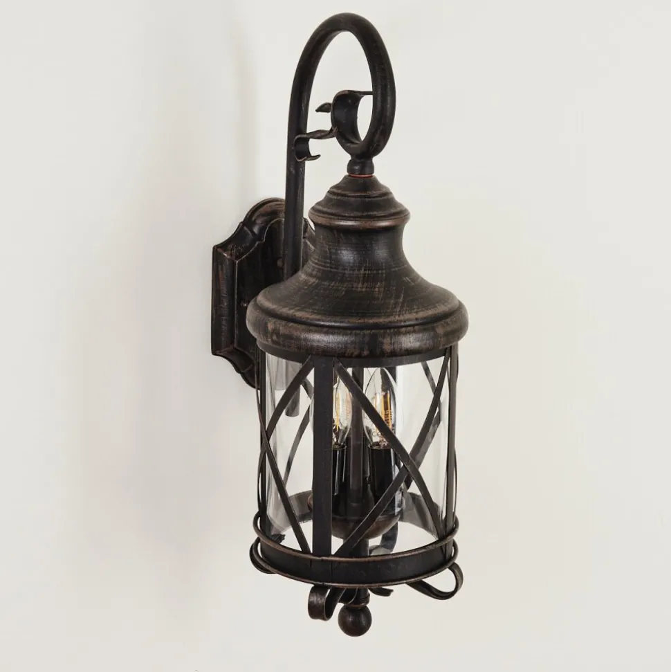 Applique Murale Zurich Brun, Couleur Bois, 3 Lumieres