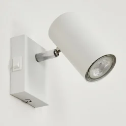 Applique Muralejavel Chrome, Blanc, 1 Lumiere