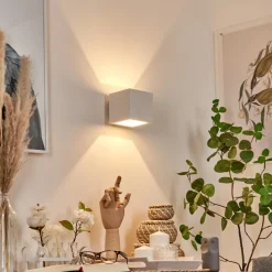 Applique Muralepolcura Blanc, 1 Lumiere