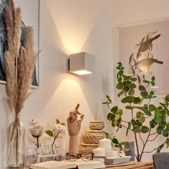 Applique Muralepolcura Blanc, 1 Lumiere