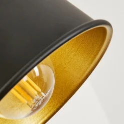 Applique Muralesafari Chrome, Bois Clair, Noir, 1 Lumiere