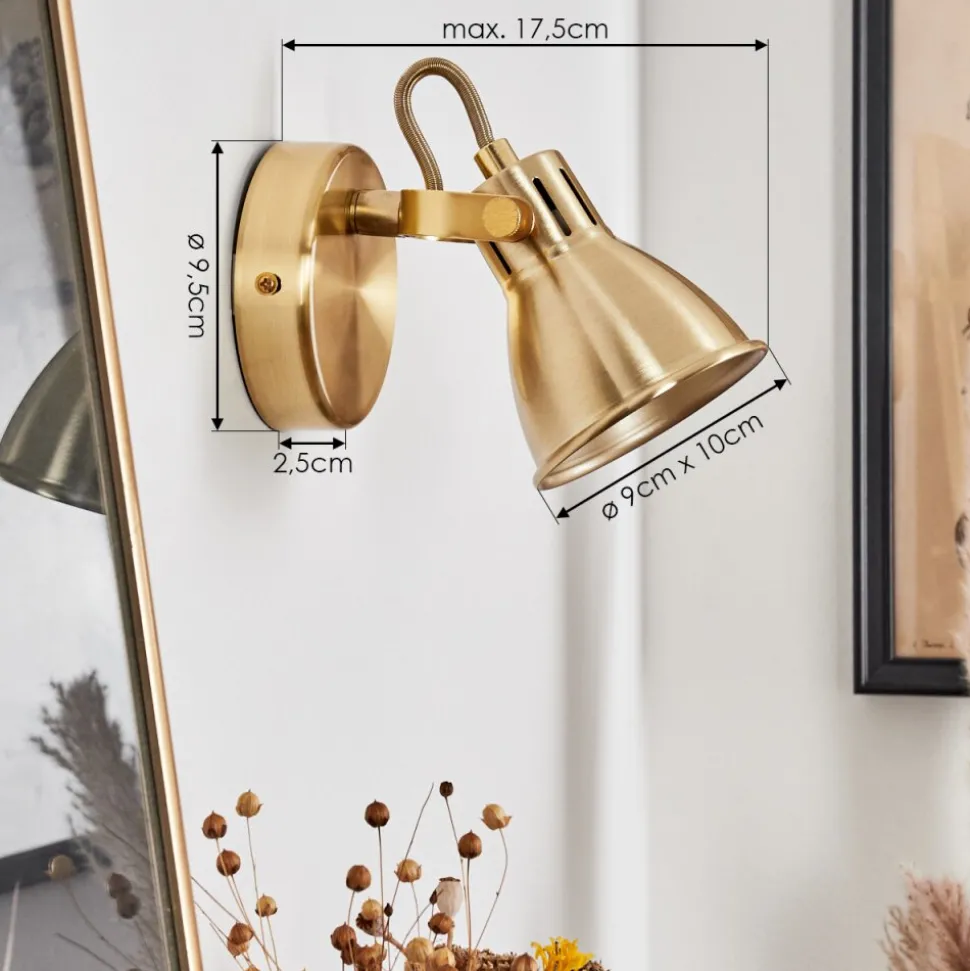 Applique Muralesalinas Led Laiton, 1 Lumiere
