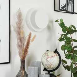 Applique Muralesanguedo Led Chrome, Blanc, 1 Lumiere