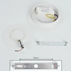 Applique Muralesanguedo Led Chrome, Blanc, 1 Lumiere