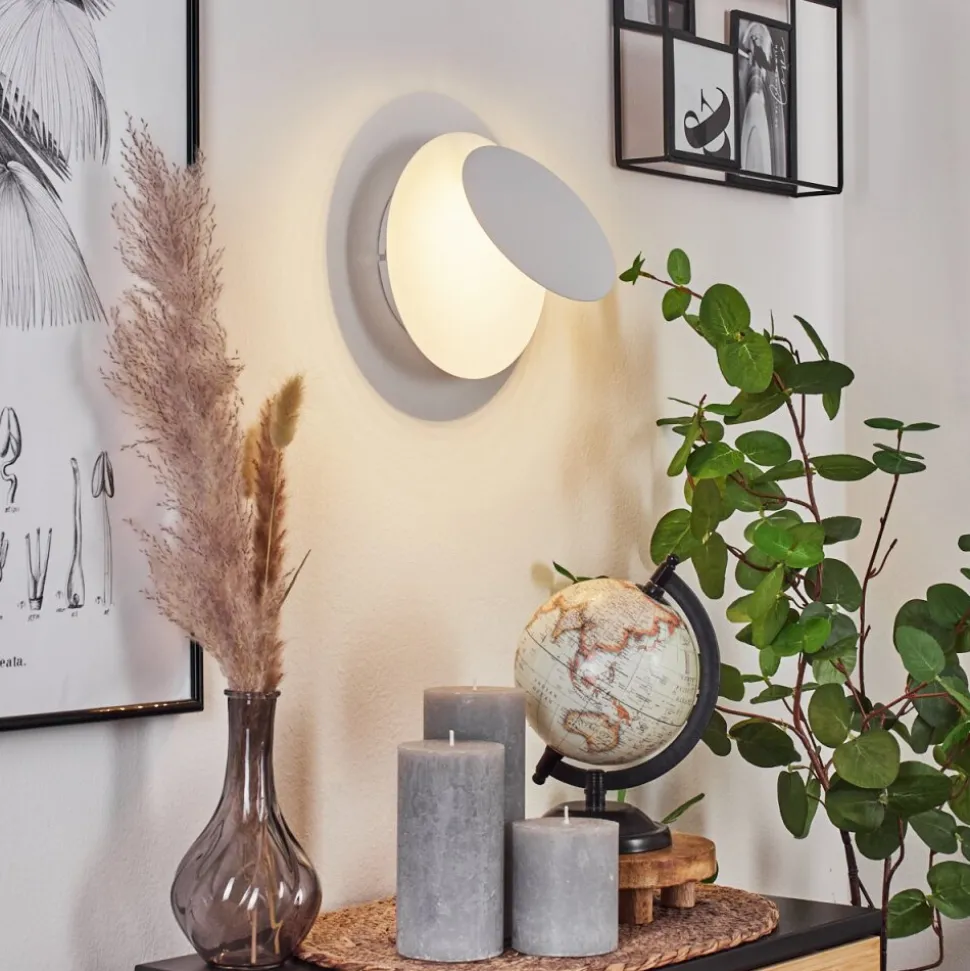 Applique Muralesanguedo Led Chrome, Blanc, 1 Lumiere