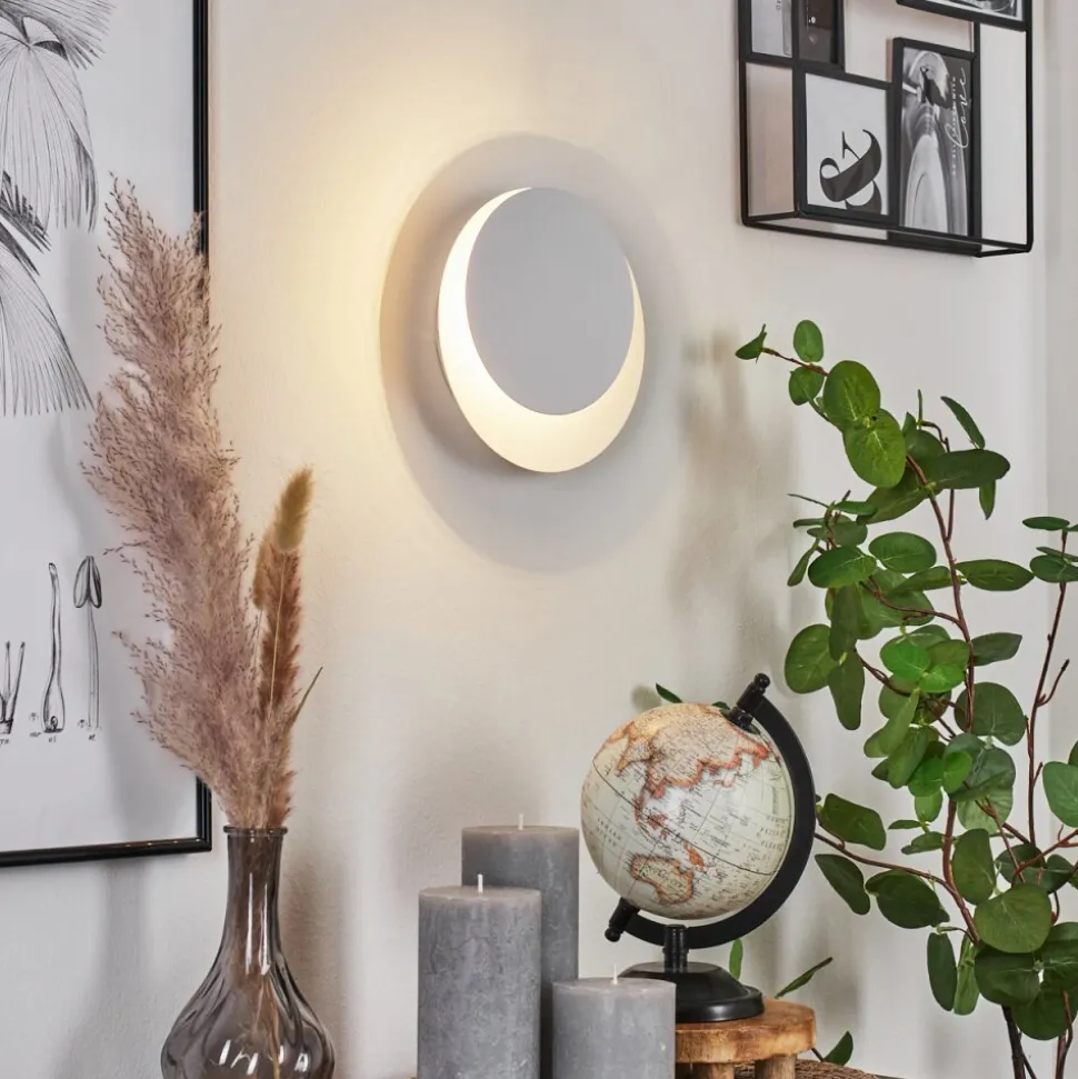 Applique Muralesanguedo Led Chrome, Blanc, 1 Lumiere