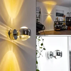 Applique Muralesapri Chrome, 1 Lumiere