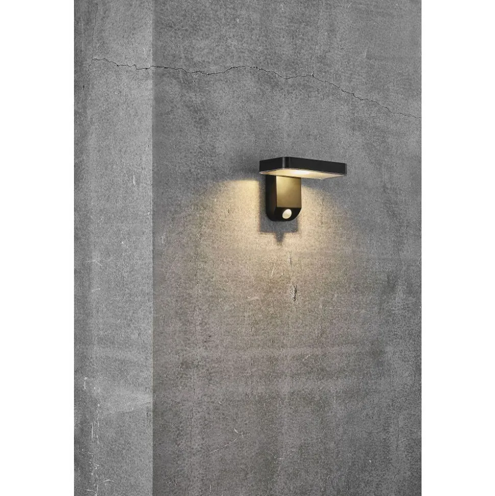 Applique Solaire Nordlux Rica Led Noir, 1 Lumiere