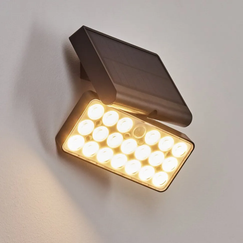 Applique Solaireestampes Led Anthracite, 1 Lumiere, Detecteur De Mouvement