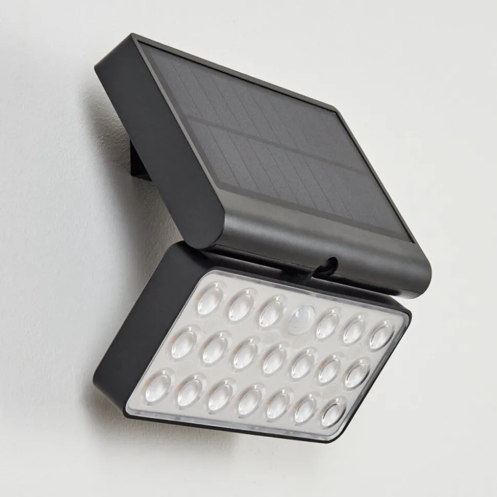 Applique Solaireestampes Led Anthracite, 1 Lumiere, Detecteur De Mouvement