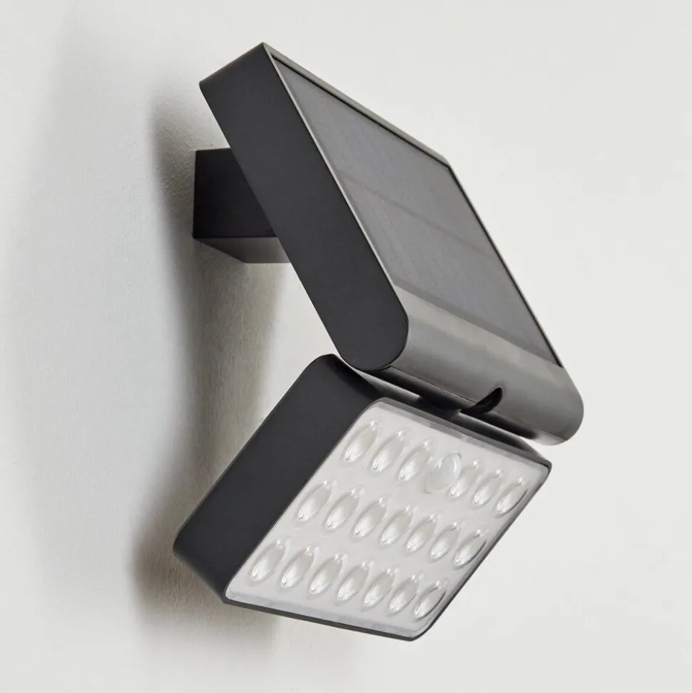 Applique Solaireestampes Led Anthracite, 1 Lumiere, Detecteur De Mouvement