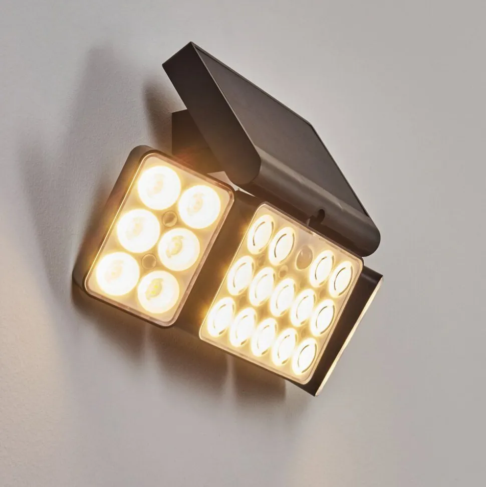 Applique Solaireestampes Led Anthracite, 1 Lumiere, Detecteur De Mouvement