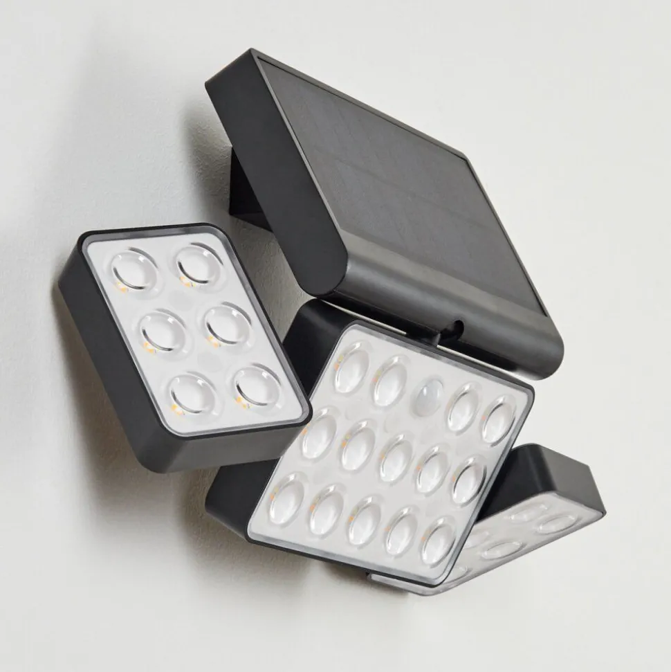 Applique Solaireestampes Led Anthracite, 1 Lumiere, Detecteur De Mouvement