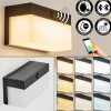Applique Solairemalalhue Led Noir, 1 Lumiere, Detecteur De Mouvement