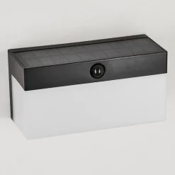 Applique Solairemalalhue Led Noir, 1 Lumiere, Detecteur De Mouvement