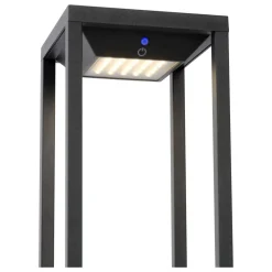 Borne D'Eclairage Lucide Tenso Sola Led Anthracite