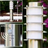 Borne D'Eclairage Tunes Acier Inoxydable, 1 Lumiere, Detecteur De Mouvement