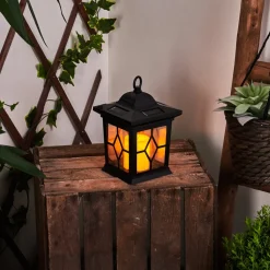 Borne Lumineuse Alavas Led Noir, 1 Lumiere