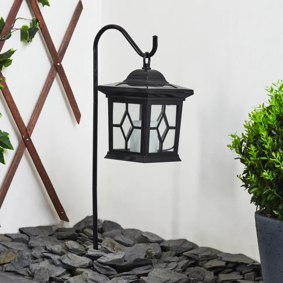 Borne Lumineuse Alavas Led Noir, 1 Lumiere