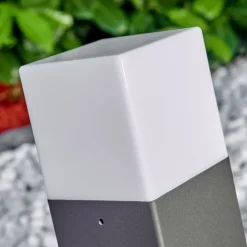 Borne Lumineuse Algier Led Anthracite, 1 Lumiere
