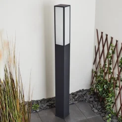 Borne Lumineuse Apidou Led Anthracite, 1 Lumiere