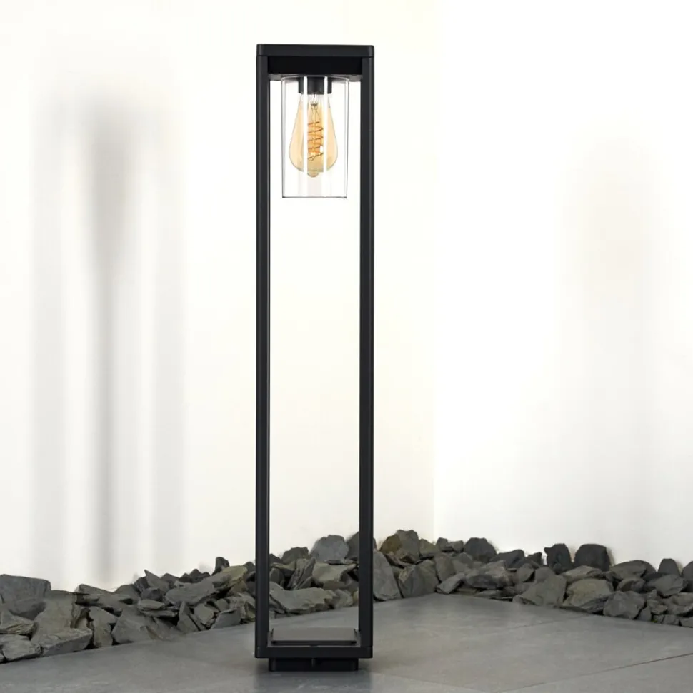 Borne Lumineuse Baoshan Noir, 1 Lumiere