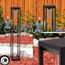 Borne Lumineuse Baoshan Noir, 1 Lumiere
