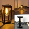 Borne Lumineuse Baoshan Noir, 1 Lumiere
