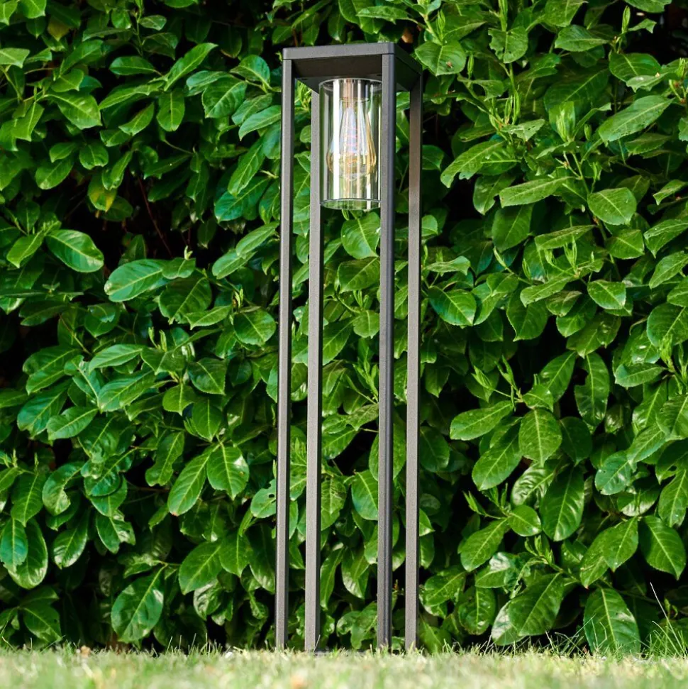 Borne Lumineuse Baoshan Noir, 1 Lumiere