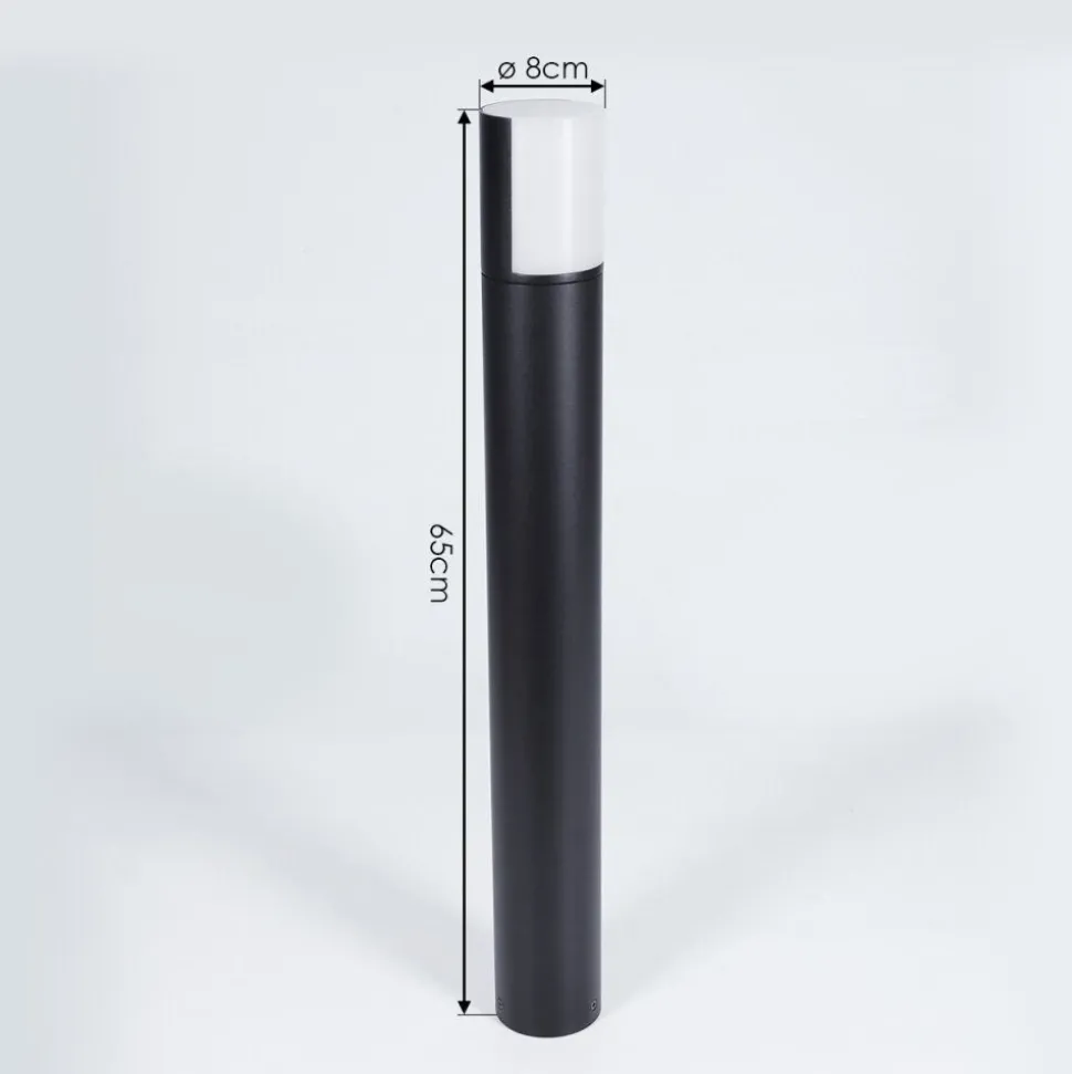 Borne Lumineuse Baulund Led Noir, 1 Lumiere