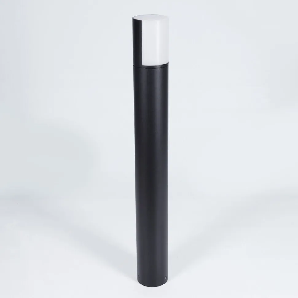 Borne Lumineuse Baulund Led Noir, 1 Lumiere