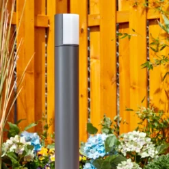 Borne Lumineuse Baulund Led Anthracite, 1 Lumiere