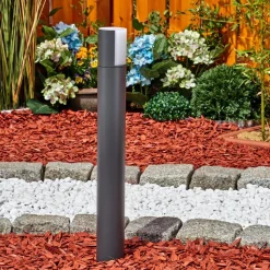 Borne Lumineuse Baulund Led Anthracite, 1 Lumiere