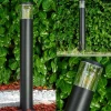 Borne Lumineuse Bodio Noir, 1 Lumiere