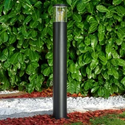 Borne Lumineuse Bodio Noir, 1 Lumiere