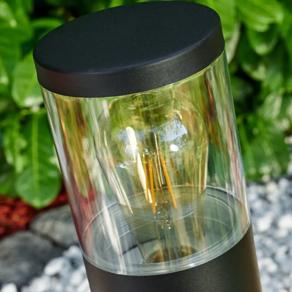 Borne Lumineuse Bodio Noir, 1 Lumiere