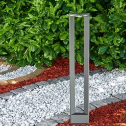 Borne Lumineuse Borga Led Anthracite, 1 Lumiere