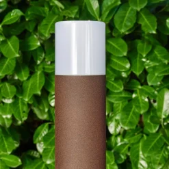 Borne Lumineuse Buhrkall Rouille, 1 Lumiere