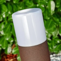 Borne Lumineuse Buhrkall Rouille, 1 Lumiere