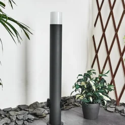 Borne Lumineuse Buhrkall Anthracite, 1 Lumiere