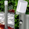 Borne Lumineuse Buhrkall Anthracite, 1 Lumiere, Detecteur De Mouvement
