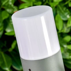 Borne Lumineuse Buhrkall Anthracite, 1 Lumiere, Detecteur De Mouvement