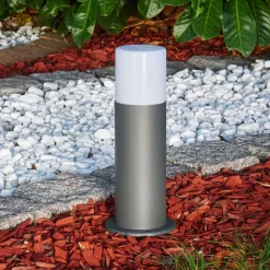 Borne Lumineuse Buhrkall Anthracite, 1 Lumiere