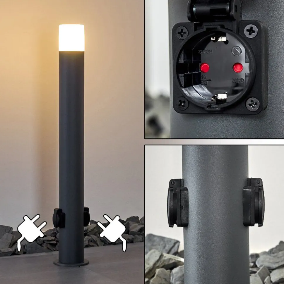 Borne Lumineuse Buhrkall Anthracite, 1 Lumiere
