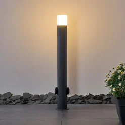 Borne Lumineuse Buhrkall Anthracite, 1 Lumiere